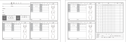 美容室用カルテ