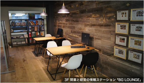 3F �J�Ƃƌo�c�̏��X�e�[�V���� �uBG LOUNGE�v