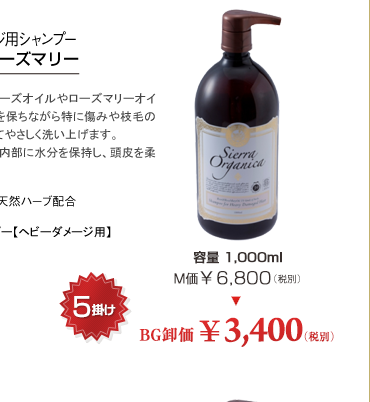 R&R �V�����v�[�y�w�r�[�_���[�W�w�A�p�z 1,000ml