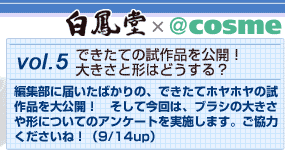 Vol.5 �ł����Ă̎���i�����J�I�傫���ƌ`�͂ǂ�����H