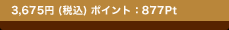 3,675�~(�ō�)�@�|�C���g877Pt