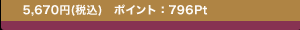 5,670�~(�ō�)�@�|�C���g�F769Pt
