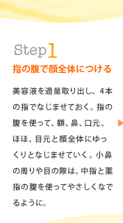 Step1�F�w�̕��Ŋ�S�̂ɂ���@���e�t��K�ʎ��o���A4�{�̎w�łȂ��܂��Ă����B�w�̕����g���āA�z�A�@�A�����A�قفA�ڌ��Ɗ�S�̂ɂ������ƂȂ��܂��Ă����B���@�̎����ڂ̍ۂ́A���w�Ɩ�w�̕����g���Ă₳�����Ȃł�悤�ɁB