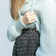 No.7 Cardigan 8,820yen / Pants 8,190yen / Suspenders 2,940yen