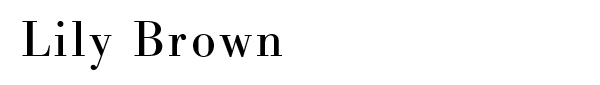 LilyBrown