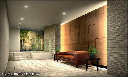 エントランスホール完成予想CG