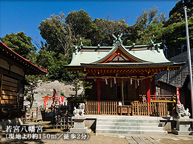 若宮八幡宮(現地より約150m/徒歩2分)