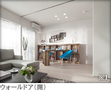 ウォールドア(開)