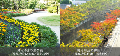 落合中央公園(現地より約1,030m/徒歩13分)