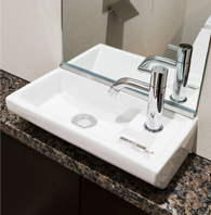 天然石手洗いカウンター